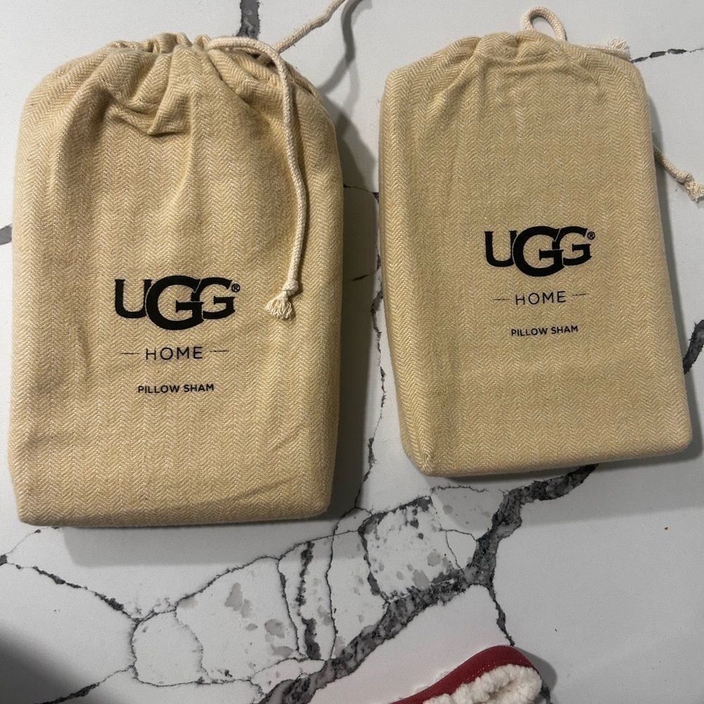 UGG Home Pillow Sham Set in Tan NWT